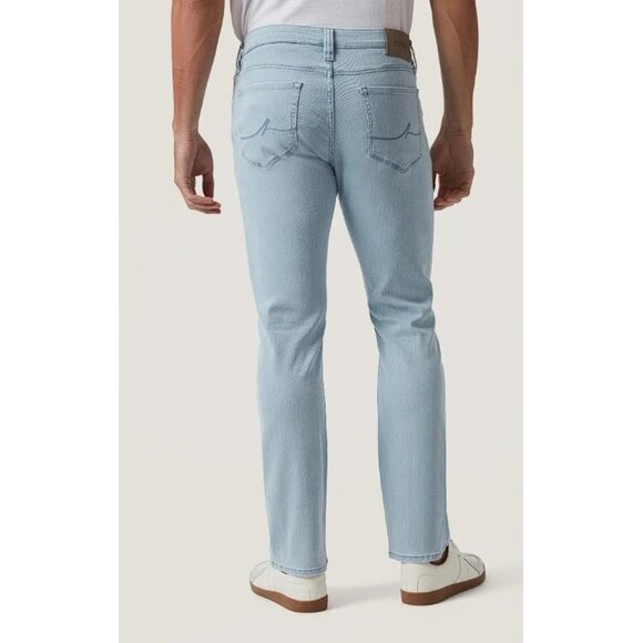 34 HERITAGE Men's Courage Straight Leg Jeans Size 35X30 In Ice Blue Urban - Picture 3 of 13